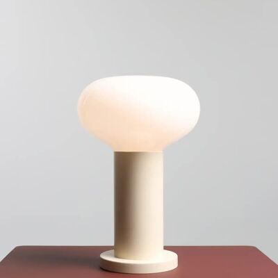 Aldex Owalna lampa na stolik Flo Table Cream S 7000B9_S beżowa Aldex Owalna lampa na stolik Flo Table Cream S 7000B9_S beżowa