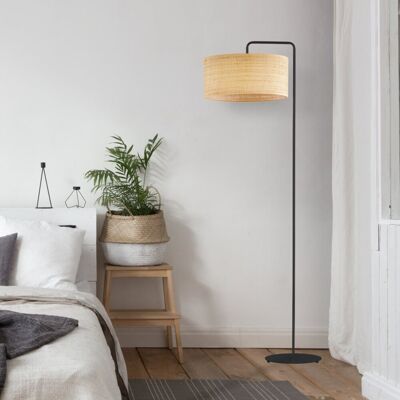LYSNE Ozdobna lampa podłogowa w stylu boho BOLIVIA BOHO/czarny LYSNE Ozdobna lampa podłogowa w stylu boho BOLIVIA BOHO/czarny