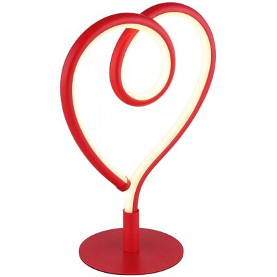 Globo Lighting Ozdobna lampa stołowa serce LED 6W AMORE 28054R Globo Globo Lighting Ozdobna lampa stołowa serce LED 6W AMORE 28054R Globo
