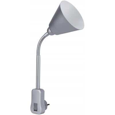 Inny producent PAULMANN Lampa Junus Flexarm E14 Szara Metal Plastik Bez Żarówki Inny producent PAULMANN Lampa Junus Flexarm E14 Szara Metal Plastik Bez Żarówki