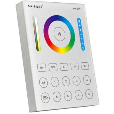 MiBoxer Pilot Naścienny B8 Mi-Light Rgb+Cct 8-Stref MiBoxer Pilot Naścienny B8 Mi-Light Rgb+Cct 8-Stref