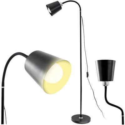 PLATINET PFLF60 Lampa podłogowa 40W E27 czarna PLATINET PFLF60 Lampa podłogowa 40W E27 czarna