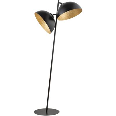 Sigma Podłogowa Lampa salonowa Sfera stojąca czarna złota Sigma Podłogowa Lampa salonowa Sfera stojąca czarna złota