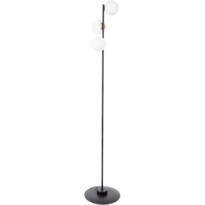 Sigma Podłogowa lampa stojąca Gama szklane kule czarna biała Sigma Podłogowa lampa stojąca Gama szklane kule czarna biała