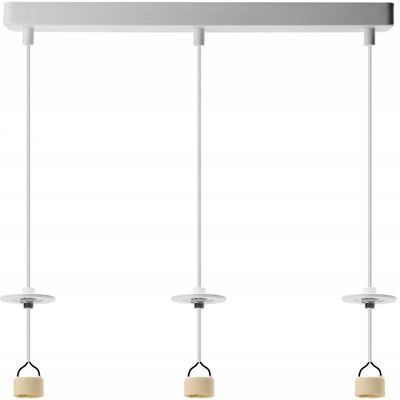 Podstawa lampy wiszącej Lucas 3L WH AZ6163 Azzardo Podstawa lampy wiszącej Lucas 3L WH AZ6163 Azzardo