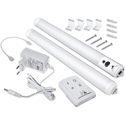 Maclean Podszafkowa lampa liniowa LED 2 moduły z pilotem i zasilaczem MCE245 Maclean Podszafkowa lampa liniowa LED 2 moduły z pilotem i zasilaczem MCE245