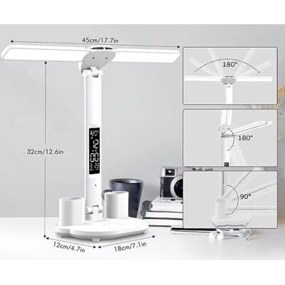 brak danych Podwójna lampka biurkowa LED 6w1 brak danych Podwójna lampka biurkowa LED 6w1