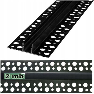 LED-ONE PROFIL ALU CZARNY led do PŁYTEK gips + KLOSZ 2m LED-ONE PROFIL ALU CZARNY led do PŁYTEK gips + KLOSZ 2m