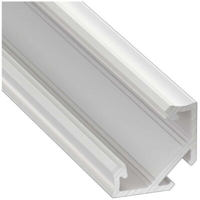 Profil LED Biały Rogowy Narożny 3m 300cm Nawierzchniowy Premium B Lumines Profil LED Biały Rogowy Narożny 3m 300cm Nawierzchniowy Premium B Lumines