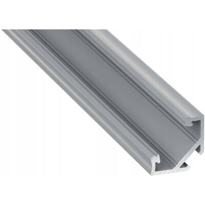 Profil LED Srebrny Rogowy Narożny 3m 300cm Nawierzchniowy Premium B Lumines Profil LED Srebrny Rogowy Narożny 3m 300cm Nawierzchniowy Premium B Lumines