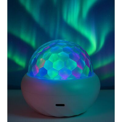 R2invest Projektor gwiazd dla dzieci lampka nocna rzutnik zorza polarna LED+pilot R2invest Projektor gwiazd dla dzieci lampka nocna rzutnik zorza polarna LED+pilot