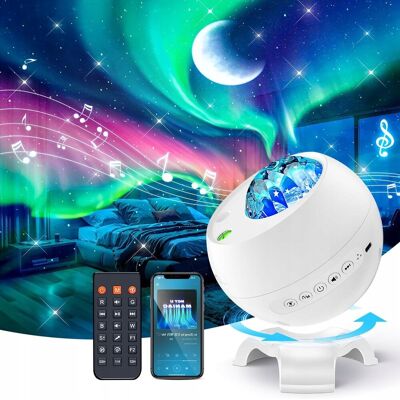 Inny producent PROJEKTOR GWIEŻDZISTEGO NIEBA LED 180 TRYBÓW PILOT GŁOŚNIK BT 15 KOLORÓW Inny producent PROJEKTOR GWIEŻDZISTEGO NIEBA LED 180 TRYBÓW PILOT GŁOŚNIK BT 15 KOLORÓW