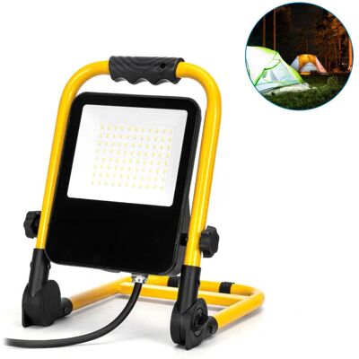 Aigostar Przenośna Lampa Robocza 50W 6500K Odlewana Ciśnieniowo Z Przewodem Aigostar Przenośna Lampa Robocza 50W 6500K Odlewana Ciśnieniowo Z Przewodem