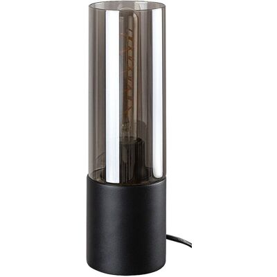 Inny producent Rabalux Ronno lampa stołowa 1x25W czarny/szkło dymne 74050 Inny producent Rabalux Ronno lampa stołowa 1x25W czarny/szkło dymne 74050