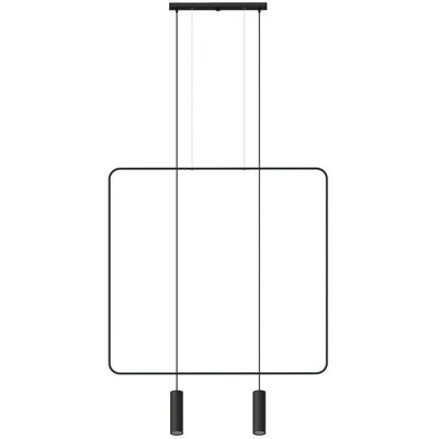 Iga RADIUS 2 Czarna Lampa Wisząca Geometria Iga RADIUS 2 Czarna Lampa Wisząca Geometria