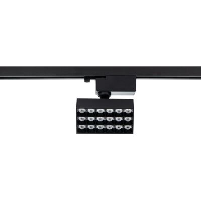 DPM Reflektor szynowy LED, 10 W, 900 lm, 4000 K, czarny, X-LINE DPM Reflektor szynowy LED, 10 W, 900 lm, 4000 K, czarny, X-LINE