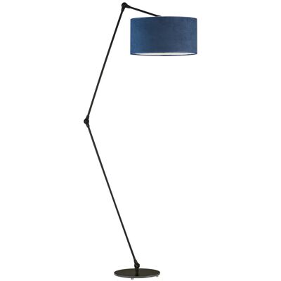 LYSNE Regulowana Lampa Podłogowa Bari Velur, Granatowy LYSNE Regulowana Lampa Podłogowa Bari Velur, Granatowy