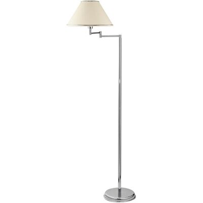 Jupiter Regulowana Lampa Podłogowa BEGAMO Srebrno-Beżowa Jupiter Regulowana Lampa Podłogowa BEGAMO Srebrno-Beżowa
