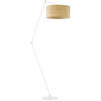LYSNE Regulowana lampa podłogowa do czytania BARI BOHO/biały LYSNE Regulowana lampa podłogowa do czytania BARI BOHO/biały