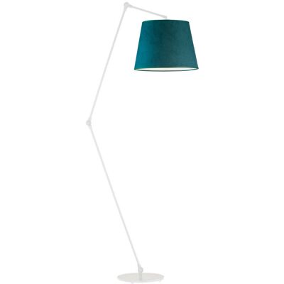 LYSNE Regulowana lampa podłogowa do czytania MANILA VELUR, zieleń butelkowa LYSNE Regulowana lampa podłogowa do czytania MANILA VELUR, zieleń butelkowa