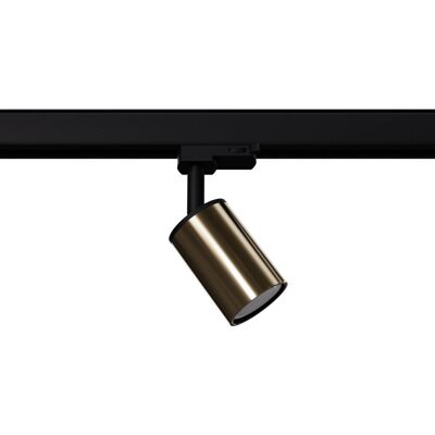 Make Your Light Regulowana lampa sufitowa 3-faz WINX MYL.00350 tuba czarna złota Make Your Light Regulowana lampa sufitowa 3-faz WINX MYL.00350 tuba czarna złota
