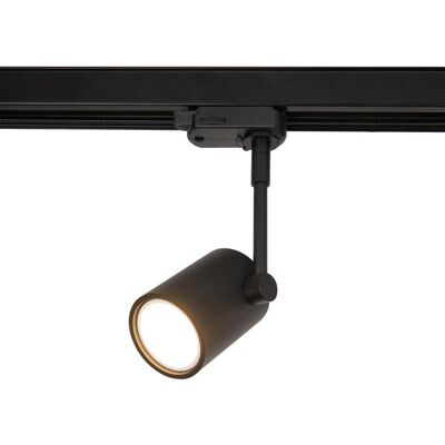Regulowana LAMPA sufitowa OTIUM S0003 Maxlight reflektorek metalowy tuba do systemu szynowego fazowego czarna Regulowana LAMPA sufitowa OTIUM S0003 Maxlight reflektorek metalowy tuba do systemu szynowego fazowego czarna