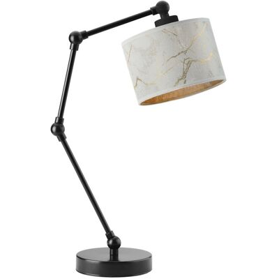 LYSNE Regulowana lampka biurowa ASMARA MARMUR, biały LYSNE Regulowana lampka biurowa ASMARA MARMUR, biały