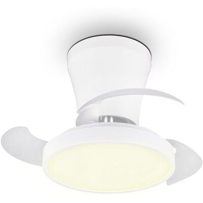 RL Lampa sufitowa z wentylatorem MOSS LED 13W 1500lm 2700-6500K - biały RL Lampa sufitowa z wentylatorem MOSS LED 13W 1500lm 2700-6500K - biały