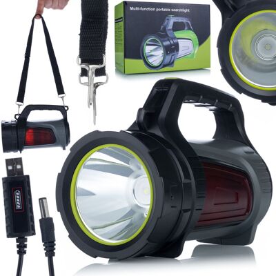 Inny producent Rosfix Latarka Reflektor z Funkcją Powerbanku ''''Bilbo Baggins'''' – Zasięg 800 m 1200 Lumenów Wodoodporna i Wytrzymała Konstrukcja Inny producent Rosfix Latarka Reflektor z Funkcją Powerbanku ''''Bilbo Baggins'''' – Zasięg 800 m 1200 Lumenów Wodoodporna i Wytrzymała Konstrukcja