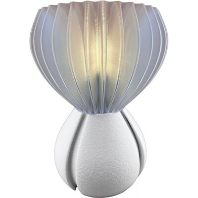 Rio SAKU designerska lampa stołowa LED E27 biała półprzezroczysty klosz Rio SAKU designerska lampa stołowa LED E27 biała półprzezroczysty klosz