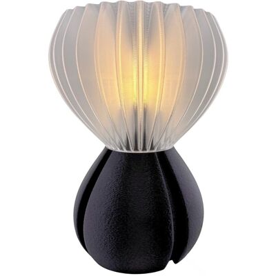 Rio SAKU designerska lampa stołowa LED E27 czarna półprzezroczysty klosz Rio SAKU designerska lampa stołowa LED E27 czarna półprzezroczysty klosz
