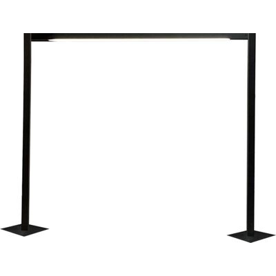 SHILO Lampa ogrodowa TAKETA Garden 9937 T8 150cm IP54 - antracyt struktura SHILO Lampa ogrodowa TAKETA Garden 9937 T8 150cm IP54 - antracyt struktura