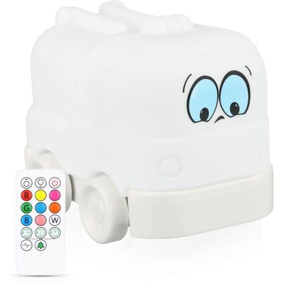 Interlook Silikonowa lampka nocna LED Wóz strażacki Przenośna lampka dziecięca 9 kolorów światła JL-603 Interlook Silikonowa lampka nocna LED Wóz strażacki Przenośna lampka dziecięca 9 kolorów światła JL-603
