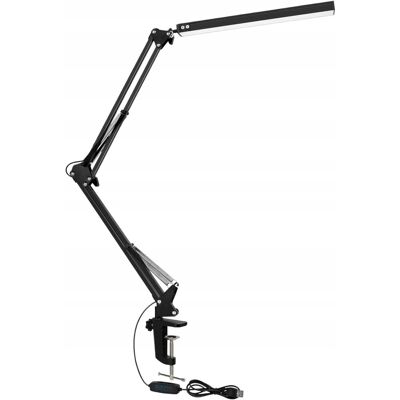 Inny producent Skyleo Lampa Biurkowa Led Usb 12W Z Klipsem Ściemniana Energooszczędna Inny producent Skyleo Lampa Biurkowa Led Usb 12W Z Klipsem Ściemniana Energooszczędna