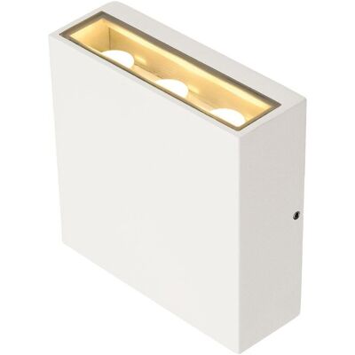 SLV Duży Quad Góra/Dół Światło na Ścianę - LED IP54 Białe SLV Duży Quad Góra/Dół Światło na Ścianę - LED IP54 Białe