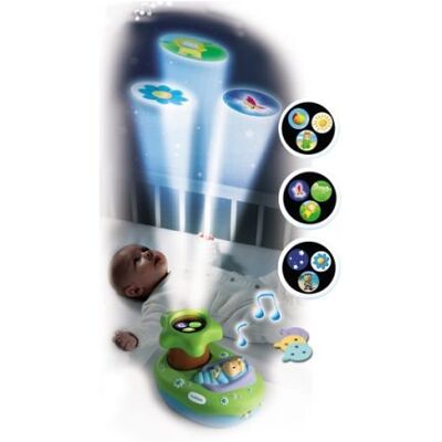 Smoby, Cotoons, Projektor wielokanałowy, lampka nocna Smoby, Cotoons, Projektor wielokanałowy, lampka nocna