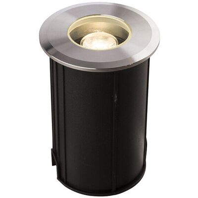 Nowodvorski Srebrna lampa gruntowa PICCO 9105 LED 1W 3000K okrągła IP67 Nowodvorski Srebrna lampa gruntowa PICCO 9105 LED 1W 3000K okrągła IP67