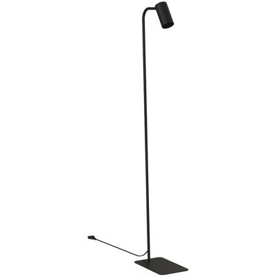 Nowodvorski Stojąca lampa do sypialni Mono 7707 reflektorowa oprawa czarna Nowodvorski Stojąca lampa do sypialni Mono 7707 reflektorowa oprawa czarna