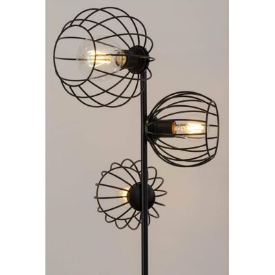 Sigma Stojąca lampa loft Madam 32375 podłogowy druciak czarny do salonu Sigma Stojąca lampa loft Madam 32375 podłogowy druciak czarny do salonu