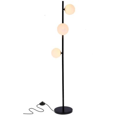 Candellux Stojąca Lampa podłogowa Kama szklane kule do salonu Candellux Stojąca Lampa podłogowa Kama szklane kule do salonu