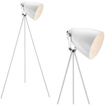 Stojąca LAMPA podłogowa LARGO 46704001 Nordlux sztalugowa OPRAWA reflektor SZTALUGOWY na trójnogu biały Stojąca LAMPA podłogowa LARGO 46704001 Nordlux sztalugowa OPRAWA reflektor SZTALUGOWY na trójnogu biały