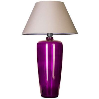 Stojaca Lampa Stołowa Bilbao L019711203 4Concepts Abażurowa Lampka Salonowa Szara Fioletowa Stojaca Lampa Stołowa Bilbao L019711203 4Concepts Abażurowa Lampka Salonowa Szara Fioletowa