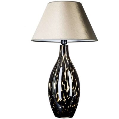 Stojąca Lampa Stołowa Kenya L003092207 4concepts Abażurowa Lampka Nocna Z Wzorkami Czarna Złota Stojąca Lampa Stołowa Kenya L003092207 4concepts Abażurowa Lampka Nocna Z Wzorkami Czarna Złota