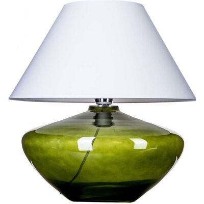 Stojąca Lampa Stołowa Madrid L008811215 4concepts Abażurowa Lampka Nocna Biała Zielona Stojąca Lampa Stołowa Madrid L008811215 4concepts Abażurowa Lampka Nocna Biała Zielona