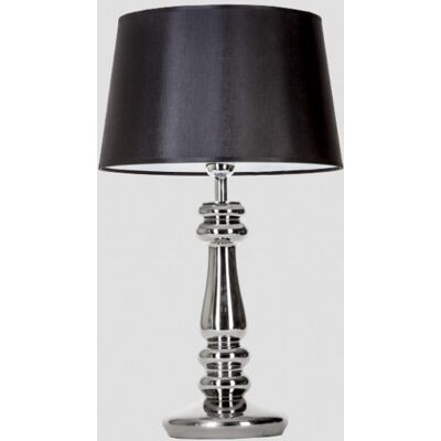 Stojąca LAMPA stołowa PETIT TRIANON L051161249 4Concepts abażurowa LAMPKA nocna chrom czarna Stojąca LAMPA stołowa PETIT TRIANON L051161249 4Concepts abażurowa LAMPKA nocna chrom czarna