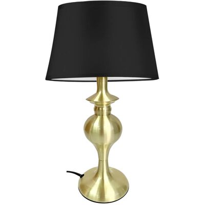 Candellux Stojąca Lampa Stołowa Prima Do Gabinetu Czarna Złota Candellux Stojąca Lampa Stołowa Prima Do Gabinetu Czarna Złota