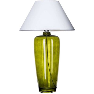 Stojąca LAMPKA biurkowa BILBAO L019811215 4Concepts abażurowa LAMPA stołowa biała zielona Stojąca LAMPKA biurkowa BILBAO L019811215 4Concepts abażurowa LAMPA stołowa biała zielona