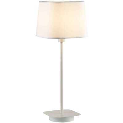 Stojąca LAMPKA biurkowa MITO MA04581T-001-01 Italux abażurowa LAMPA stołowa biała Stojąca LAMPKA biurkowa MITO MA04581T-001-01 Italux abażurowa LAMPA stołowa biała