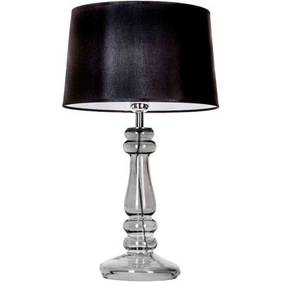 Stojąca LAMPKA nocna PETIT TRIANON TRANSPARENT BLACK L051361249 4Concepts sypialniana LAMPA abażurowa czarna przydymiona Stojąca LAMPKA nocna PETIT TRIANON TRANSPARENT BLACK L051361249 4Concepts sypialniana LAMPA abażurowa czarna przydymiona