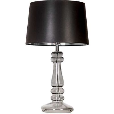 Stojąca LAMPKA nocna PETIT TRIANON TRANSPARENT BLACK L051361262 4Concepts klasyczna LAMPKA abażurowa czarna przydymiona Stojąca LAMPKA nocna PETIT TRIANON TRANSPARENT BLACK L051361262 4Concepts klasyczna LAMPKA abażurowa czarna przydymiona